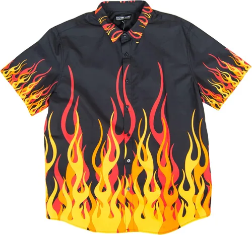 Vista 5 de Famoso Guy Feir Chef Camisa Gafas Peluca Barba Halloween Disfraz Set Completo Cosplay