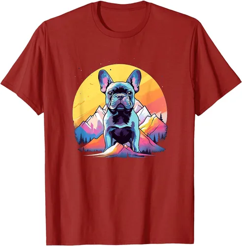Vista 14 de French Bulldog Dog Men Women Kids T-Shirt Asphalt Grey