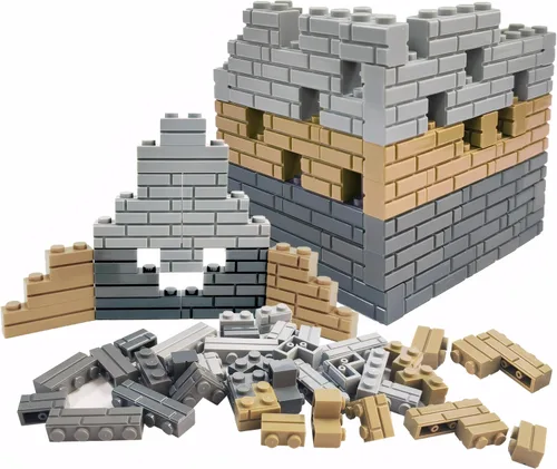 Vista 14 de Placas base clásicas compatibles con ladrillos y placas base, juego combinado de base de construcción de 10 x 10 pulgadas y 10 x 5 pulgadas, placas