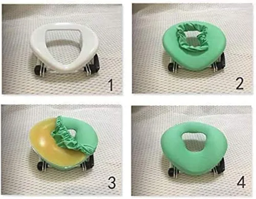 Vista 6 de Head to Face Retinal Pillow Face Down Pillow After Eye Surgery in Prone Position After Surgery Lying Pillow for Patient's Retina Macular Hole and