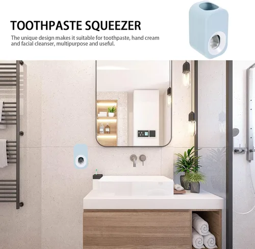 Vista 6 de Exprimidor automático de pasta de dientes para el hogar, tubo rodante, exprimidor de pasta de dientes, exprimidor de pasta de dientes, manos
