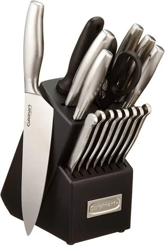 Vista 16 de Cuisinart C77SS-15PG Juego de 15 piezas de bloque de cubiertos de acero inoxidable alemán con mango hueco