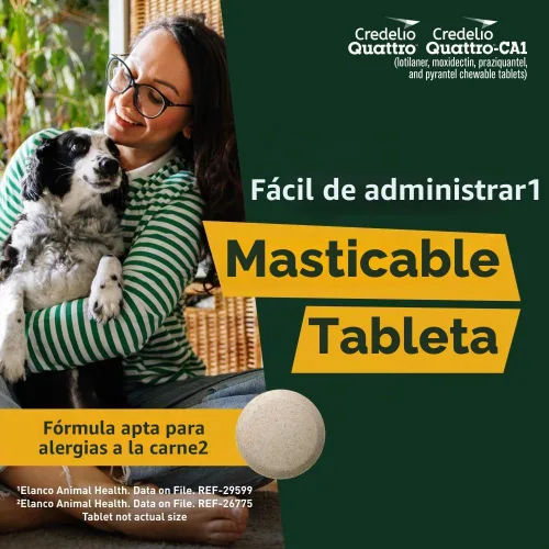 Vista 5 de Credelio Quattro / Credelio Quattro-CA1 para perros 12.1-25 libras, 1