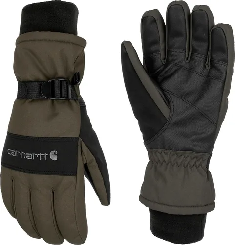 Vista 11 de Carhartt Men's Waterproof Insulated Knit Cuff Glove Negro