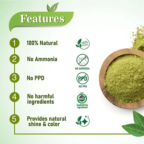 Vista 6 de Keya Seth Aromaterapia 100% Tinte para el cabello con acondicionador natural Henna 200gm