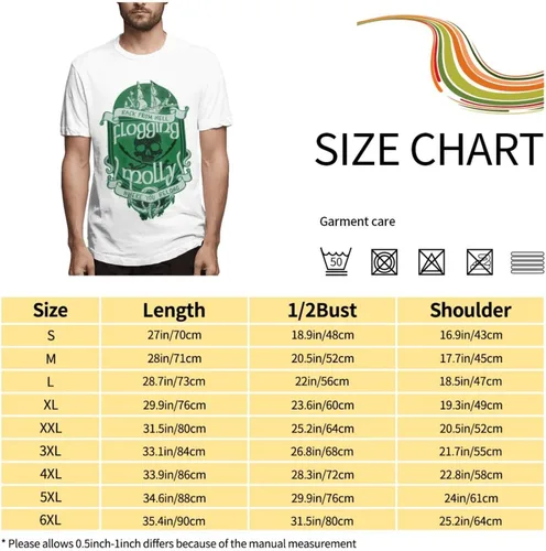 Vista 4 de Adult Men Short-Sleeve T Shirts Vintage Shirts Cotton Round Neck T-Shirt Tops Clothing for Men T-Shirts