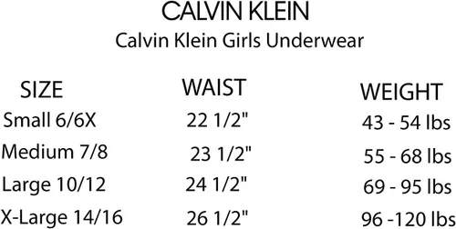 Vista 4 de Calvin Klein Multipack de ropa interior moderna de algodón para niñas