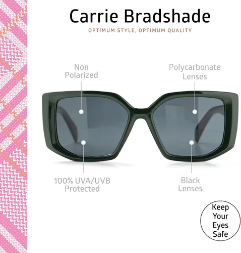 Vista 54 de OPTIMUM OPTICAL Gafas de sol protectoras UV atemporales para hombres y mujeres