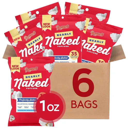 Vista 3 de Palomitas de maíz con mantequilla de miel dorada Nearly Naked, bolsa de 4.5