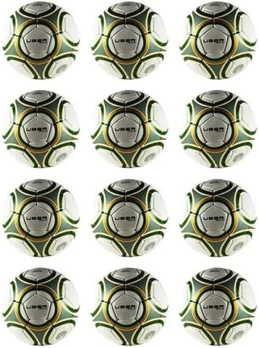 Vista 2 de Paquete - 13 artículos: (12) Pelotas de fútbol sala y (1) bolsa de bolas de nylon Brasileño Brillante