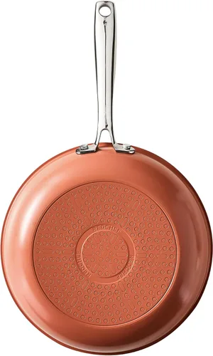 Vista 15 de Redchef Sartén antiadherente de cerámica, mini sartén para desayuno y huevos, cocina saludable sin químicos, mango de acero inoxidable que se Verde