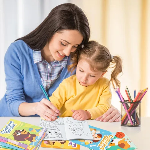 Vista 5 de 24 libros para colorear a granel para niños, libro de dibujo de arte de bricolaje (perro)