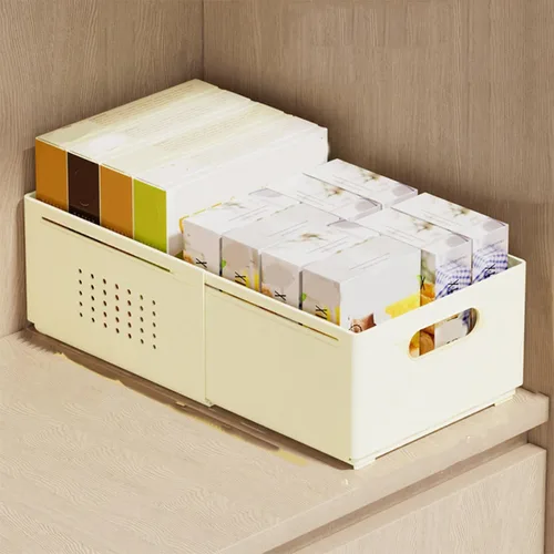 Vista 6 de Expandable Drawer Organizers Adjustable Storage Box for Kitchen Office Home Organization