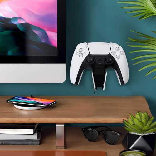 Vista 8 de Wall Mount for PS5 Controller Charger Station, PS5 Wall Mount PS5 DualSense Charging Station Wall Mount for PS5 DualSense Controllers