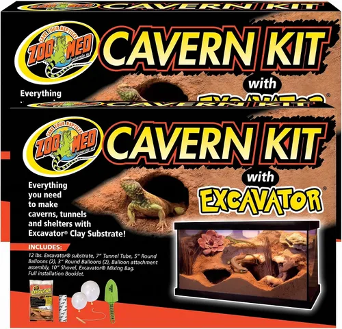 Vista 3 de Zoo Med Kit de caverna con excavadora