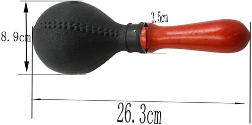 Vista 3 de Ubblove Maracas Shakers Sonajeros Martillo de Arena Instrumentos Musicales de Percusión de Mano con Carcasa de Plástico ABS Mangos de Madera