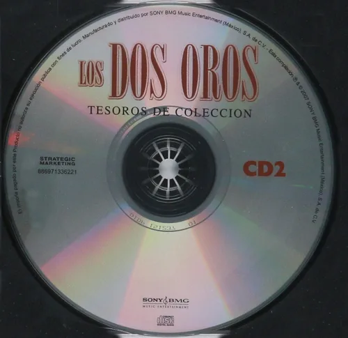Vista 4 de Los Dos Oros Tesoros De Coleccion 100 Anos De Musica