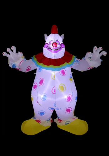Vista 3 de Decoración Inflable Fatso Killer Klowns from Outer Space 6.5 Pies Multicolor