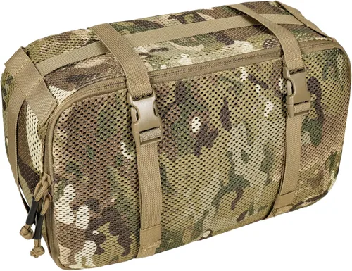Vista 37 de Juego de 4 cubos de embalaje tácticos, bolsa de almacenamiento de malla compresible, organizador portátil Edc Molle.