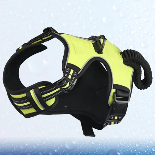 Vista 4 de GANAZONO Pet Harness No Pull Reflective Vest Harness for Medium Large Dogs with Adjustable Chest Strap and Soft Padding XL Green