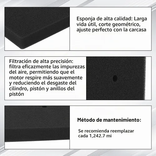 Vista 4 de Filtro de aire 11013-0020 HFA2505 compatible con Kawasaki Ninja 250R EX250 Ninja 300 EX300 EX300A EX300B 2008-2017