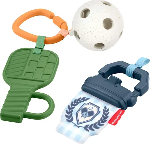 Vista 8 de Fisher-Price Baby Toys Mini Me Moments - Juego de pesca con carrete de 4 piezas, actividades sensoriales para el desarrollo del recién nacido a