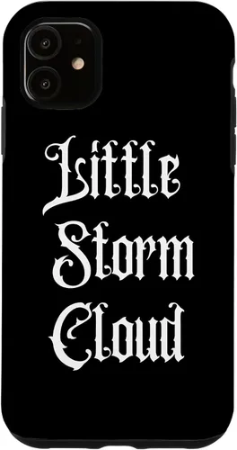 Vista 8 de Funda para iPhone 16 Little Storm Cloud, MIÉRCOLES DARK FAMILY GOTHIC HUMOR