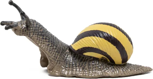 Vista 4 de Papo - Figura realista de caracol de madera - A partir de 3 años - Colección de animales de jardín - Juego educativo de criaturas pequeñas - Juguete