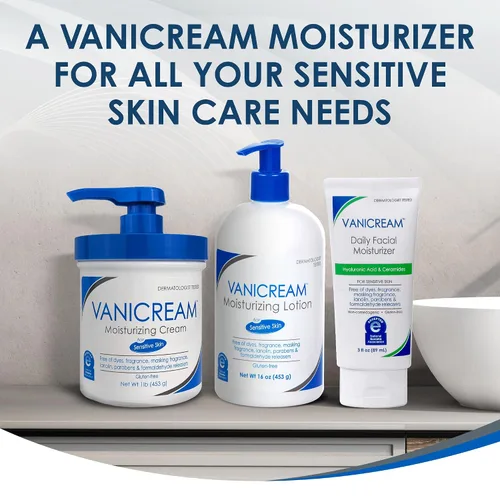 Vista 11 de Vanicream Crema hidratante para la piel con dispensador de bomba - 16 fl oz (1 libra) - Hidratante formulado sin irritantes comunes para personas