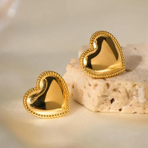 Vista 6 de Aretes de aro de oro para mujer, chapados en oro de 14 quilates, aretes colgantes de turquesa con cierre de palanca, hipoalergénicos, a la moda