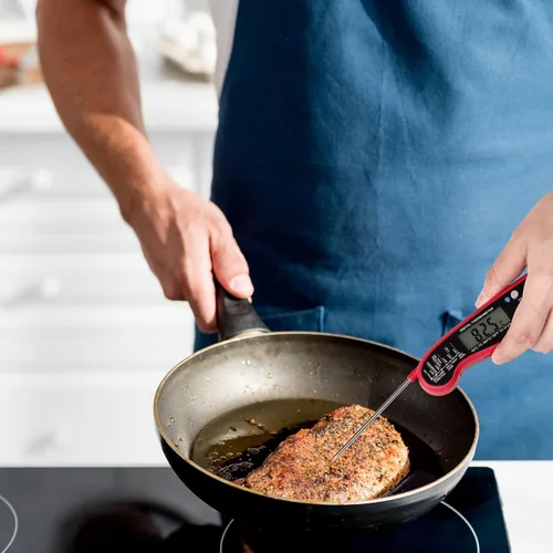 Vista 6 de UNCO Termómetro para carne, lectura instantánea digital, resistente al agua para cocinar y hornear