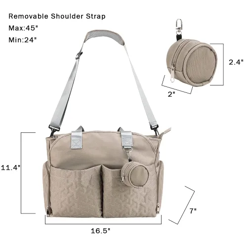 Vista 5 de Bolsa para extractor de leche – Bolsa de pañales para bebé con funda para laptop de 15 pulgadas y bolsillo de aislamiento, se adapta a la mayoría
