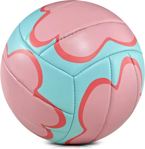 Vista 2 de SYNGUCK Size 5 Volleyball,Official Soft Indoor Outdoor Volleyballs Sports Training Game Play Ball for Youth, Teenager, Adult