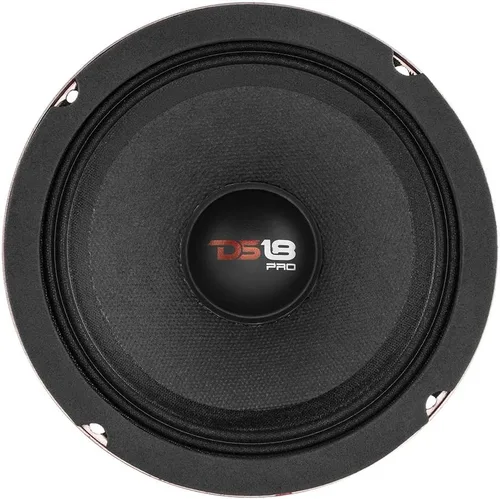 Vista 2 de DS18 PRO-X5.4M - Altavoz de 5.25 pulgadas, rango medio, bala de aluminio roja, 300 W máximo, 150 W RMS, 4 ohmios, altavoces de puerta de audio