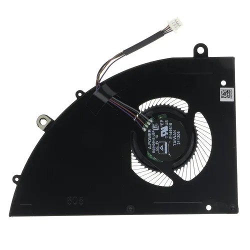 Vista 5 de Ventilador de refrigeración de CPU de repuesto para MSI Delta 15 A5Ex A5EFK MS-15CK BS5405HS-U5N