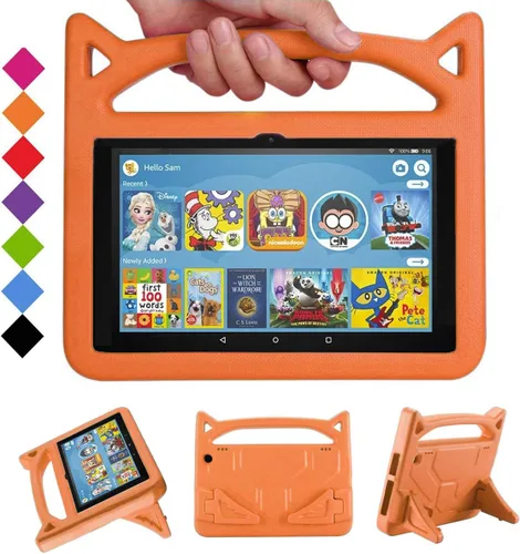 Vista 7 de SHERBORN - Funda ligera para tablet de 8 pulgadas (12ª/10ª generación, versión 2024/2022/2020) - Funda ligera a prueba de golpes con asa de soporte