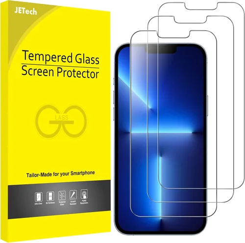 Vista 13 de JETech Protector de pantalla para iPhone SE 3/2 (edición 2022/2020), 4.7 pulgadas, película de vidrio templado, paquete de 3