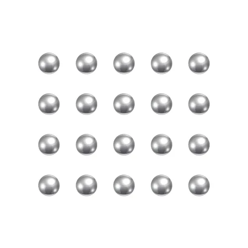 Vista 6 de uxcell 30 bolas de rodamiento de acero cromado de 0.079 in de precisión G5