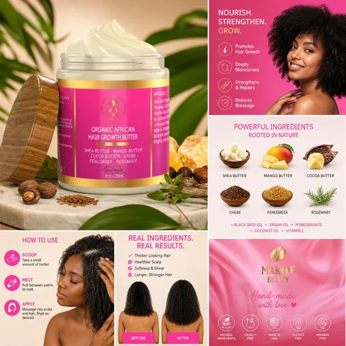 Vista 8 de Chebe - Acondicionador profundo ayurvédico con karité, cacao, manteca de mango, fenogreco y romero para todo tipo de cabello, 8 onzas