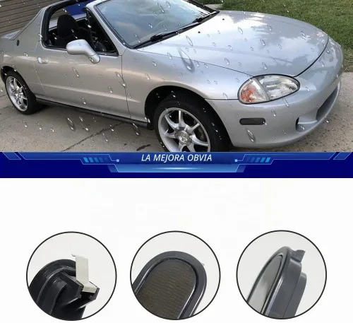 Vista 2 de JDMTECH Para 93 94 95 96 97 Honda Del Sol Coupe Carcasas de luz de marcador lateral con lente ahumada 33805SR2A01, 33805 SR2 A01, 33805-SR2-A01