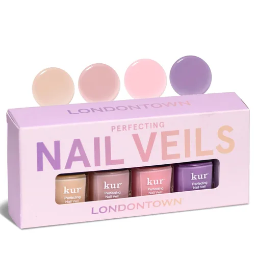 Vista 11 de LONDONTOWN Velo de uñas perfeccionador, transparente, tinte de uñas construible más fortalecedor de uñas, hidrata y acondiciona las uñas, 0.4 onzas
