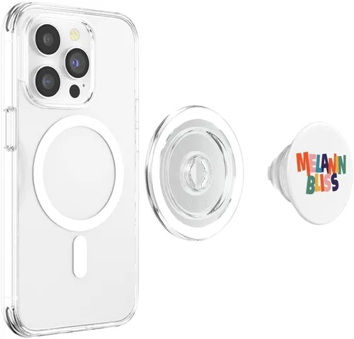 Vista 4 de Melanin Bliss - Empoderando el orgullo afroamericano con estampado PopSockets MagSafe PopGrip para iPhone