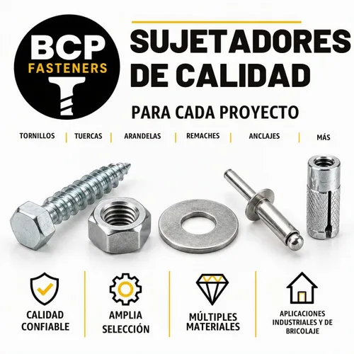 Vista 8 de BCP Fasteners Tornillos para hormigón con punta de diamante de cabeza