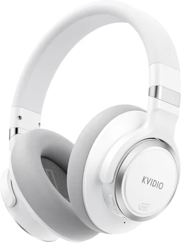 Vista 7 de KVIDIO Auriculares con cancelación activa de ruido, 70 horas de reproducción, auriculares Bluetooth inalámbricos con micrófono, modo