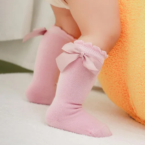 Vista 68 de DRESHOW BQUBO - Calcetines de punto para bebé, calcetines de algodón para niñas pequeñas