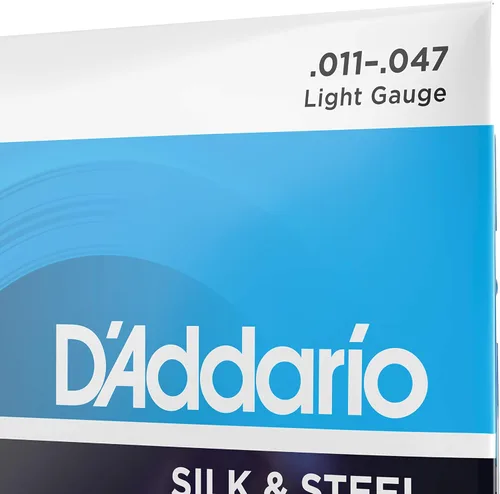 Vista 4 de D'Addario EJ40, cuerdas de seda y acero para guitarra folclórica, 11-47