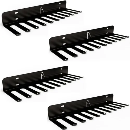 Vista 6 de IRON AMERICAN USA Omega Beast Estante de Almacenamiento para Gimnasio de 9 O 11 Ganchos Organizador de Pared para Gimnasio de Servicio Pesado