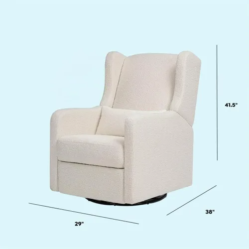 Vista 3 de Carter's by Davinci Arlo Recliner, marfil Boucle