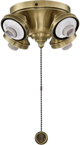 Vista 4 de Fanimation Fitters F8GR, 3.82x8.31x8.31, gris mate Gris-beige mate