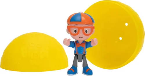 Vista 6 de Blippi Ball Pit Mystery Adventure, con pozo de bolas inflable portátil para interiores y exteriores, 35 bolas de plástico, 10 bolas sorpresa con 10